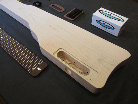 Lap Steel Guitar build detail